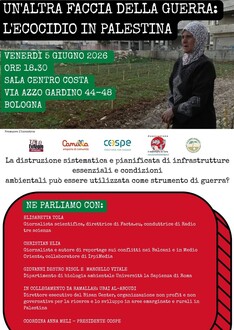 Un’altra faccia della guerra. L’ecocidio in Palestina