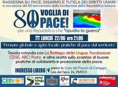 Voglia di Pace - Pensare globale e agire locale, pratiche di pace dal territorio