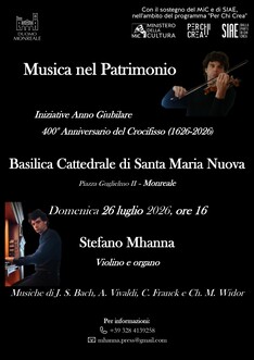 Monreale: Mhanna esegue Bach, Vivaldi e Franck in Duomo