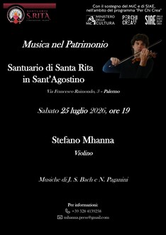 Palermo: Stefano Mhanna esegue Bach e Paganini al Santuario Santa Rita