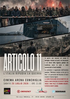 Proiezione del film "Articolo 11: l'Italia ripudia la guerra"