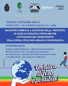 Un'altra difesa è possibile - incontro pubblico Alba