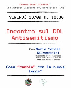 DDL antisemitismo: capiamone di più