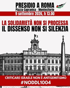 Criticare Israele non è antisemitismo. No alla norma-bavaglio