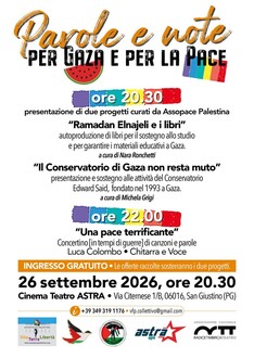 Parole e note per Gaza e per la Pace