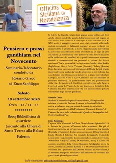 Pensiero e prassi gandhiana nel Novecento