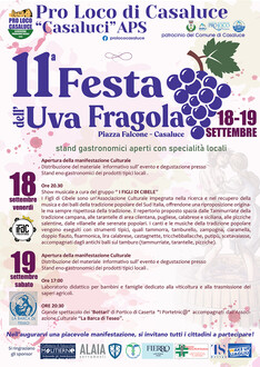 11^ Edizione della "Festa dell’Uva Fragola a Casaluce
