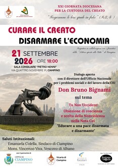 Curare il creato Disarmare l'economia