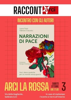 Narrazioni di pace in Arci ospite della rassegna RaccontARCI