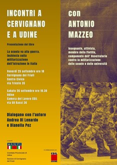 Presentazione del libro 'La scuola va alla guerra' - Antonio Mazzeo