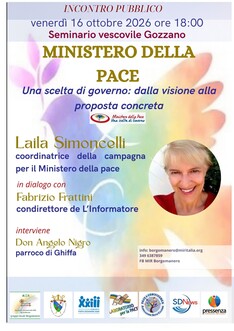 Ministero della Pace: Una scelta di governo
