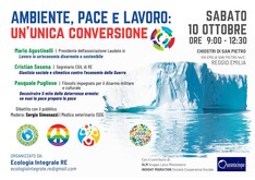 Ambiente, Pace e Lavoro: un'unica conversione