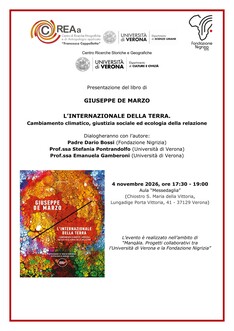 Presentazione del libro "L’internazionale della Terra"