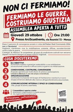 Fermiamo le guerre, costruiamo giustizia