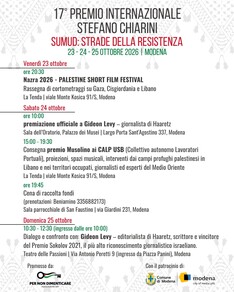 Dialogo e confronto con Gideon Levy