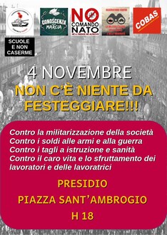 Non c'è niente da festeggiare