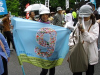 la bandiera della Peace Walk