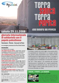 TERRA SANTA, TERRA FERITA dalla memoria alla profezia