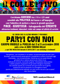 Volantino dell'iniziativa Sud del Collettivo di Pax Christi