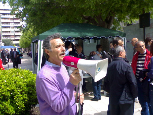 Giancarlo Girardi, di Libera. E' uno dei promotori delle iniziative ambientaliste di Altamarea