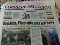 Diossina: l'impianto urea non basta