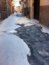 Lavori lungo Via Duomo