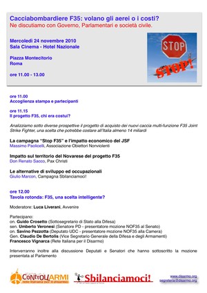 Campagna NO F35