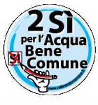 Per l'acqua. con tutti. Per tutti