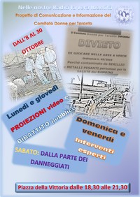 Brochure iniziative Donne per Taranto