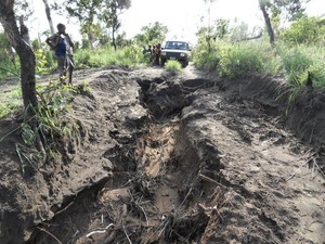La strada verso Kimbau...