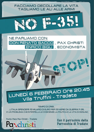Incontro NO F35 Tradate