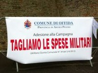 “Tagliamo le spese militari”: Gli F35 nel mirino della Città del Merletto