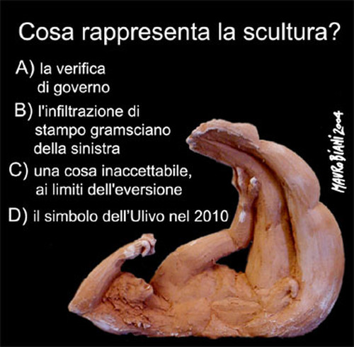 Test. Vignetta di Mauro Biani ; Mauro Biani weblog