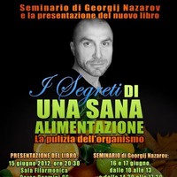 Presentazione del libro "I segreti di una sana alimentazione"