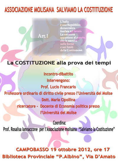 Salviamo la Costituzione