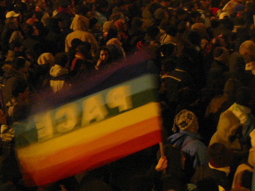 Termoli,. 31 dicembre 2003. Marcia per la Pace di fine anno organizzata da "Pax Christi"