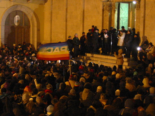 Termoli,. 31 dicembre 2003. Marcia per la Pace di fine anno organizzata da "Pax Christi"