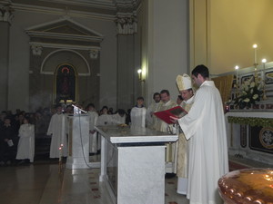 Benedizione del nuovo altare