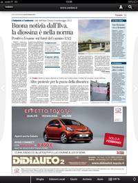 Perche' c'e' tanta diossina nei deposimetri a Taranto?