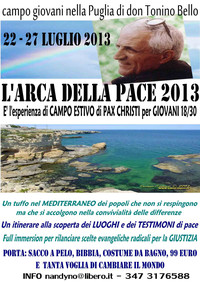 L'arca della pace 2013