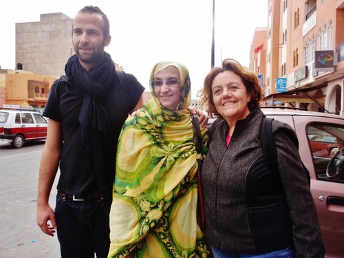 Con Aminatou Haidar