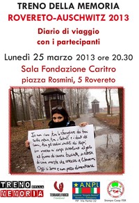 Lunedì 25 marzo - TRENO DELLA MEMORIA