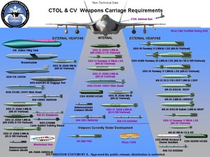 F35 weapons armi