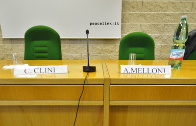 la sala della facoltà di economia che ha ospitato l'incontro