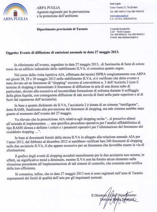 protocollo slopping 27 maggio 2013