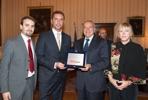 Consegna Senato Targa