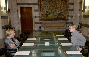 Jody Williams incontra Emma Bonino