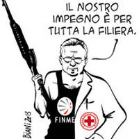 Il parlamentare sulla portaerei