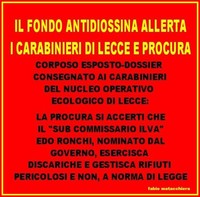 Ilva: esposto al Procuratore di Taranto del Fondo Anti Diossina