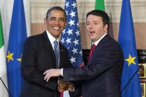 Renzi e Obama